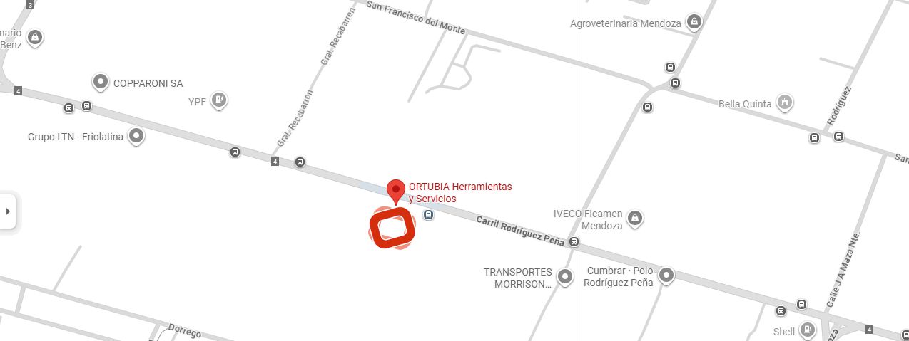 mapa ortubia